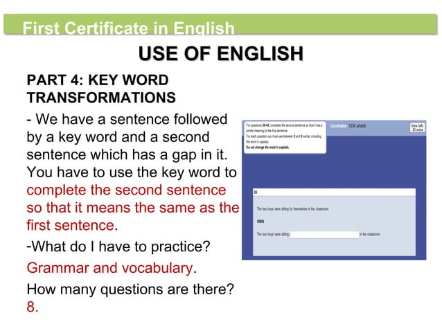 Fce Exam Overview | PPT