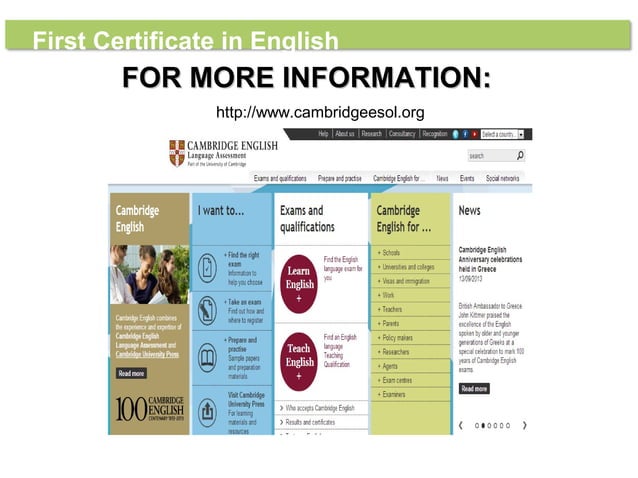 Fce Exam Overview | PPT