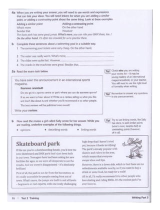 76 I Test 2. "n"llining
1'tpdrop d1.11 I ha'"n·1 trit'd
Jet.because It looks tenifylnal
t1w p1rlr'1 alrTJd)' popuJ~rw!ttl
tbten and nclt<r1 Jn tht ~rta.
W'di ll'IMM dut C'Yl;'l')'Unfl
swaps W..s anid tl-pL
Ilea: wcc,th.rr. ll a down 1ldt, whkh is tlOll thl'tt> ~1'1! 110
m,.sbftl.ftlts •<ni.iable nNrby. 1C1ifyou want to buy •
drink « tomP food, tw~ady ror~w.1lk'
All In~ I'd n;ailly~cP•'lll!'ltnd tt to ocherpeople who
k:wt •uaaand rtdin1 BMh l(s the C(l(lltstp11rk rw
............
II Ilk~ rnr )'uu're a ~btt<hnJrd,ncfltuuc.f'~•dlllwdw
new 1k;itl'biurd and BMX r.-t :.i'-lt ~ pw. blim i.tr
Incur tov.:n.Tt*l.JJ:t'l"lhttt had !w-m•*~---(;1cilltlH (or agct. so we.,.,.,.,.aD ..,.. .. .,_. tfw
rerulu.. And we weren't diJappoll:.1trd .. t(s ._,.Ultly
brtlhan~
Frst a( 111, the paricts not Ur froee ditit bli:• ltlltlOQ,to
It's 1~.1:1y ~ccnM)lrfor~ple ~fnnt wt.fll
tflwn.Vhat'smore. ll'I~jlllllplatftbalJt m-..ai1111w1s
• t>.:ginntol'Ior real n:pt<tU. w:th one f'f'.dy +r' J g
Skateboard park
( n..t · T!)' 10 use- lflb'lg wonk. lkt Slflt
~has dont-. 10 ldd smlW ~w.
(MWr"l f'llOft', l)f"fliCIH titnliOf
<Of'ltrJi~tl"IO polr«s ~.
allfl ot,
b NowtMdthe revirw a ~ ciltod SalvWf'Olf' lor hfr .,_,. While you
we 1toMllng. mdMlnt '""'"'*"of~•• og lhngl..
• 01)41iOM • ~tww llOl'dl • Wini .otib
J
r~ Chertk whO )'(JI.I #'f WI "''9
,,;,,!_ •)'OVr ~ for .. h r¥f t'lf
youne IWdtfl ol an 11r1tnWJOlll
~lll'll'IWfobllf-.Ot Vol' ••hrf
You""" nefd to'* ttw r.r)he IPt..t
DI rMMllty ~ .. rmng.
2 Tht'wattrw•r011tlywa111"1 ~~.
3 The ~l.JC'lWi:"tt q,.!•e fast. HOWf'lltl'.
• T~1t1icl'.1ln1ht ma<tilntSMrWsru;lllGdftk
So llffd d'f ... m U>lc bflow
You hove&Hin mis a1Y10Vrctr1•••* An mn~'Ill apcwta
mRQ"Zirt
RWltwsWMtMI
Do )'OU 16 to l lf*'U t'"tre or t*fic ...,,....JO'f °'do~"°'°'
If .a.- WIM. 10 t-~ lbcMA .t! WtM U1 a......._-.•.....)Oii ll«e
11M donl .. alto.It It,1lftCI ......__ po.i"d .- -9 •toOCW ......
ni. be«~ wit bl publ ...... ..i fftOlld;!
vr11e your revt.w
441 Whitn you n wntlf19Yo'<J/t' ....,, ~will Med to UMwords tnd "PftiS~
1Nt c.en link )'OUf idN~ Vou wll ntrtd .,.,.,, tot""'-' )'OU .. iddlng l Sfmflar
point. or lddeng • COfll/'a(hflf pon ~ lht wn. ,.... L* M lhet turnpti
Addln1 a •lmllar point A6dlf'I • conlrlllW,.po.nt
Wh.lt'1 more Ort dw ocMI' hind
P.M•dt'sth111 1to , •..,
tM '•11r,. pnrl. !'lat sorit prar }"lf'fllf. WhilwlltlOtT.)QIClbl '*"fOIJ1 SM.It'tflm. coo I
On d11 orhtr hcuid 1rt ofrtnr:ooD'tMdldIOIIA io J11Cf11t """'
b Comi*ft tMu- ttnlencn..,.... 1 ,. .. ,,, •• pool W'I • ....... Wly.
1 fht twimmu11pool htliru ~~<twp.. On thP cxhtf N."'CI
 