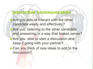 FCE Speaking Part I | PPTX