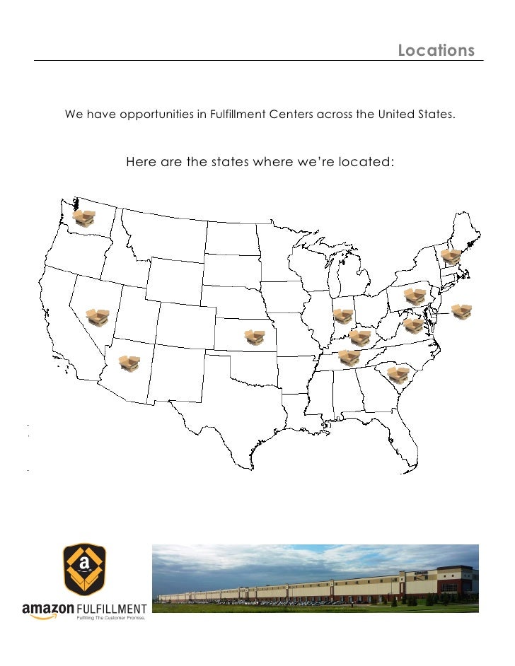 AMAZON announces 6 new locations with 400 openings