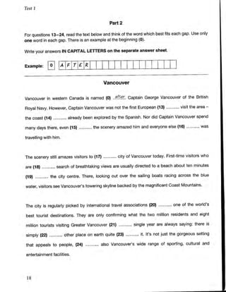 Fce Practice Test (Book 3)