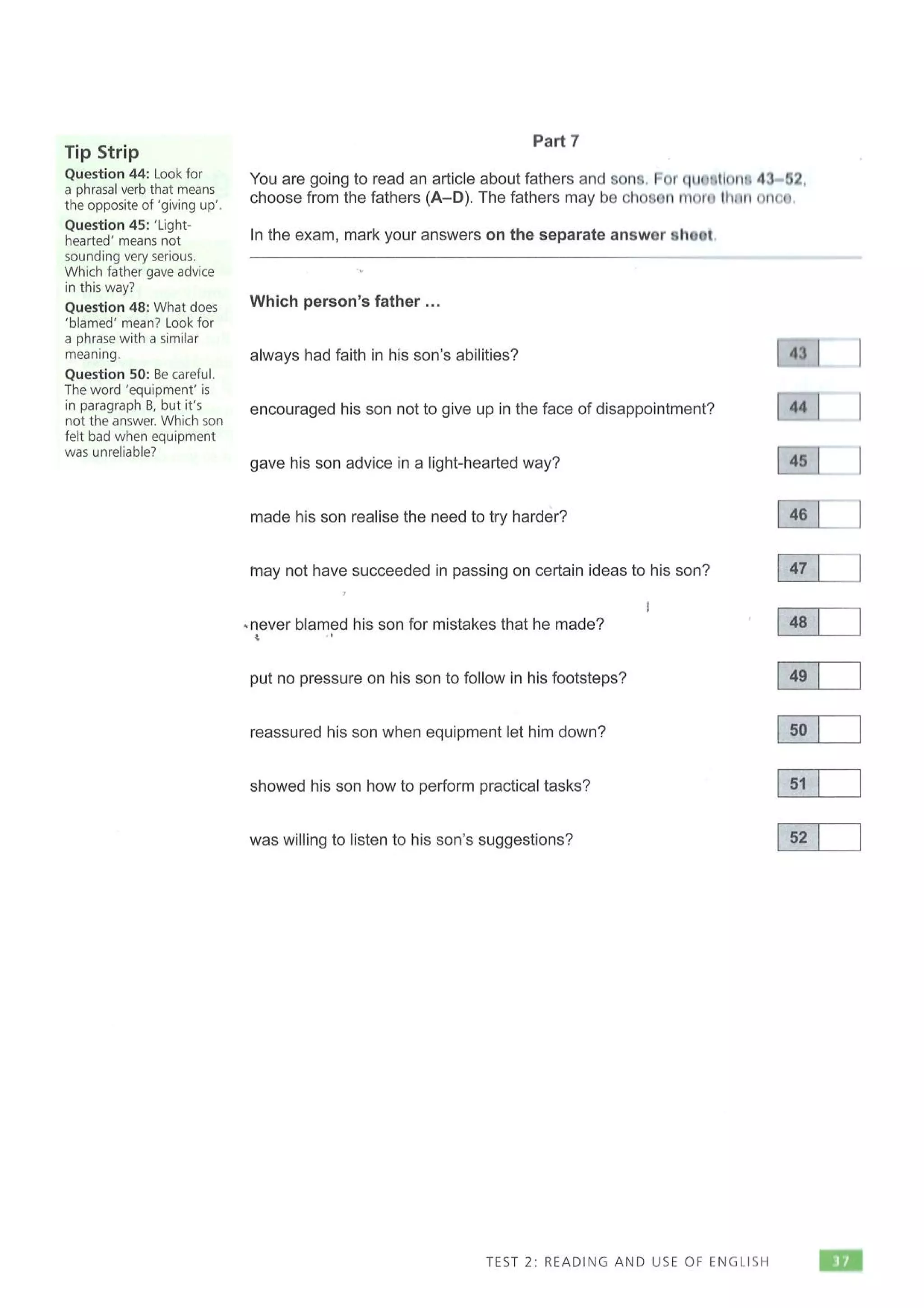 Fce practice test plus 2 | PDF
