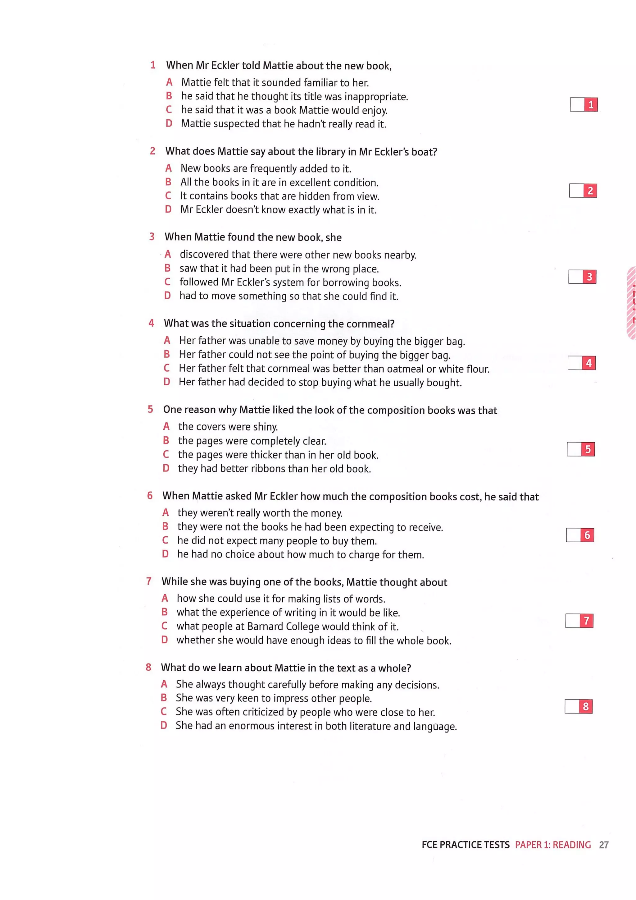 Fce practice tests | PDF
