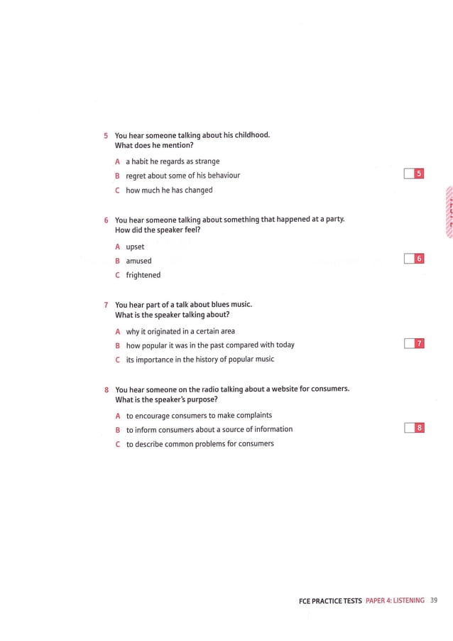 Fce practice tests | PDF