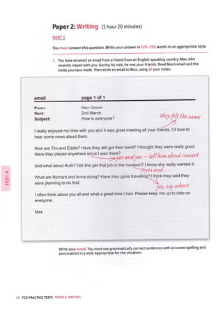 Fce Script Fce practice tests | PDF