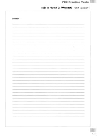 FCE Practice Tests
TEST 8 PAPER 2: WRITING Part 1 (question 1)
Question 1
177
 