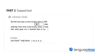 memory tricks

>notes
- too hard? help them. I, w, a, a, s…

 