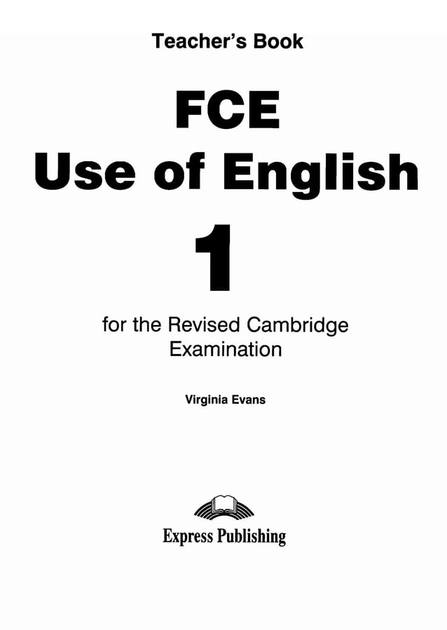 Fce use of_english_1_teacher_s_book | PDF