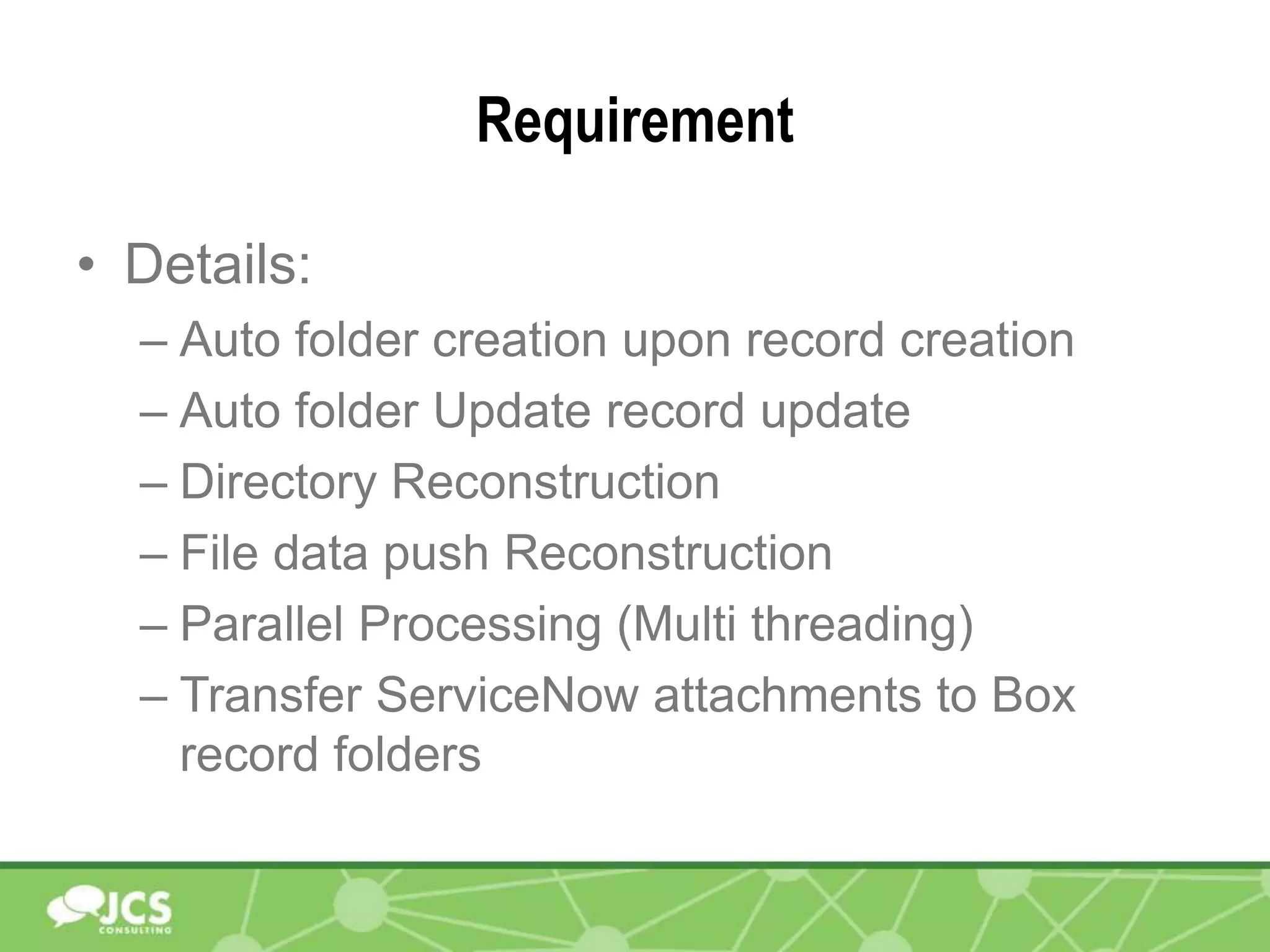 ServiceNowBox Integration PPT
