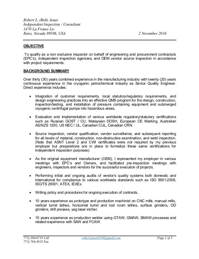 related experience resume