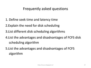 Fcfs scheduling | PPT