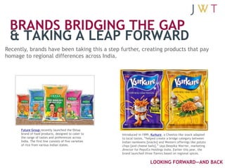 BRANDS BRIDGING THE GAP
 & TAKING A LEAP FORWARD
Recently, brands have been taking this a step further, creating products ...