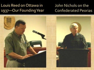 Louis Reed on Ottawa in
1937—Our Founding Year