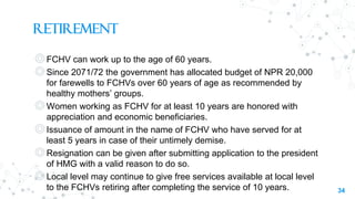 Female Community Health Volunteers (FCHVs) | PDF