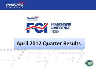 April 2012 Quarter Results
 