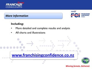 More Information

   Including:
   •   More detailed and complete results and analysis
   •   All charts and illustrations




    www.franchisingconfidence.co.nz
 