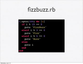 F*cking with fizz buzz | PPT | Free Download