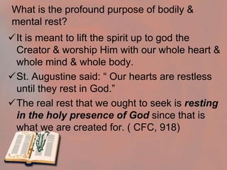 The faithful should bear witness to the Lord’s name by confessing the faith without giving way to fear.- Preaching & catechizing should be permeated with adoration & respect for the name of our Lord Jesus Christ.