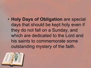 Profanity:i.) Some Filipino are fond of using the term like “ Dios ko!” to express anger or “ Susmayosep” ( a contraction of “ Hesus, Maria y Jose”) to express surprise.ii.) These similar expressions & the imprudent use of the name of Jesus in ordinary conversations may seem unimportant & small. But if we really want to revere God, we cannot afford to utter it carelessly & thoughtlessly.Summary / ConclusionTo use the name of God in vain is to act against the very person of God, for his name, he is made present.