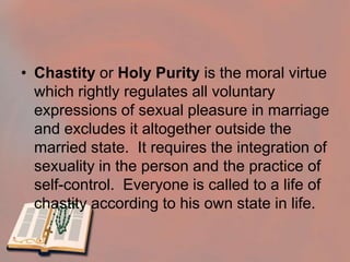 It is where we experience the Church as a people of God, a people who are both graced and sinfulNature of the Family3. The family is the First & Vital Cell of SocietyThe family is the first school where we learn to say our first words & live the values of sharing, fairness, & justice