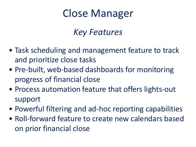 Oracle Financial Close Management: Streamline Your Close Process