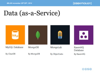 MILAN november 28th/29th, 2014 -Speaker’s name 
Data (as-a-Service)  