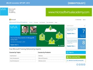 MILAN november 28th/29th, 2014 -Speaker’s name  