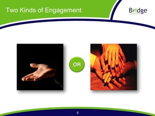 Two Kinds of Engagement




                    OR




                     6
 