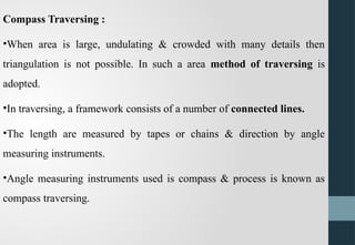BASICS OF COMPASS TRAVERSE SURVEYING.pptx
