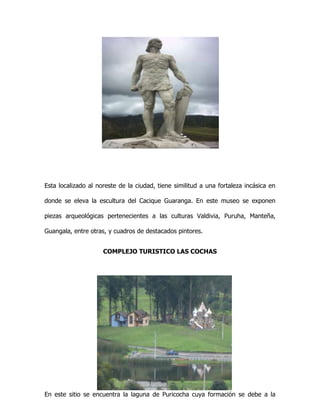 lugares turisticos de bolivar