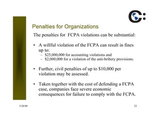 FCPA Overview | PDF
