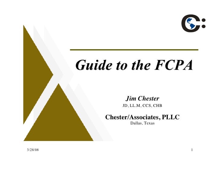 FCPA Overview