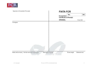 FCR-The use of FCR in Intl Trade (ENG) danny diep to | PDF