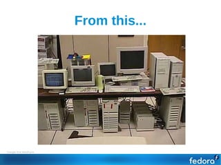 From this...




Google first WebFarm
 