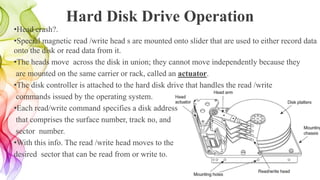 Hard disk and optical disk | PPTX