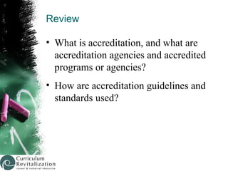 PROGRAM ACCREDITATION GUIDELINES POWERPOINT | PPT