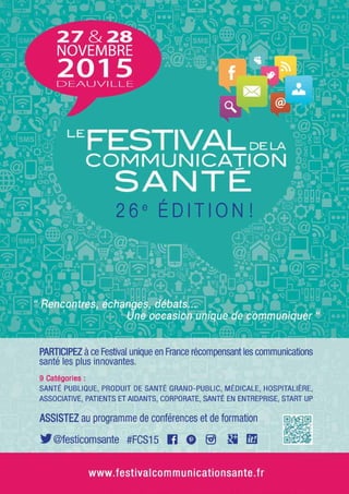 Festival de la Communication Santé 2015