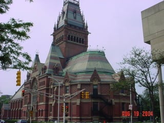 MEMORAL HALL, Harvard Univ., VanBrunt (1870-78) Memorial Hall Harvard Univ.  Henry VanBrunt 1870 
