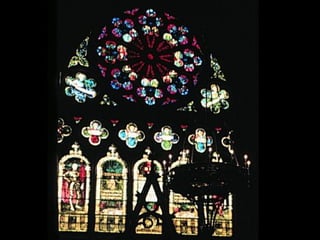 Memorial Hall, interior window 