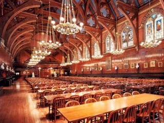 Memorial Hall, interior dining hall 