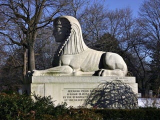 Mount Auburn Cemetery,  Sphinx 