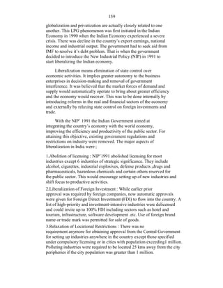 Fc sem 2 concept of liberalization privatization and globalization | PDF