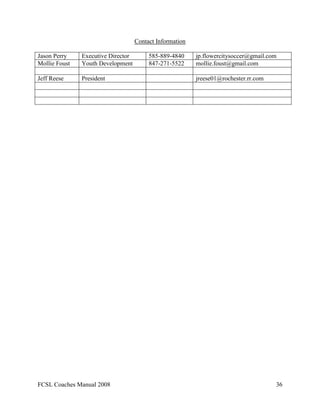 FCSL Coaches Manual