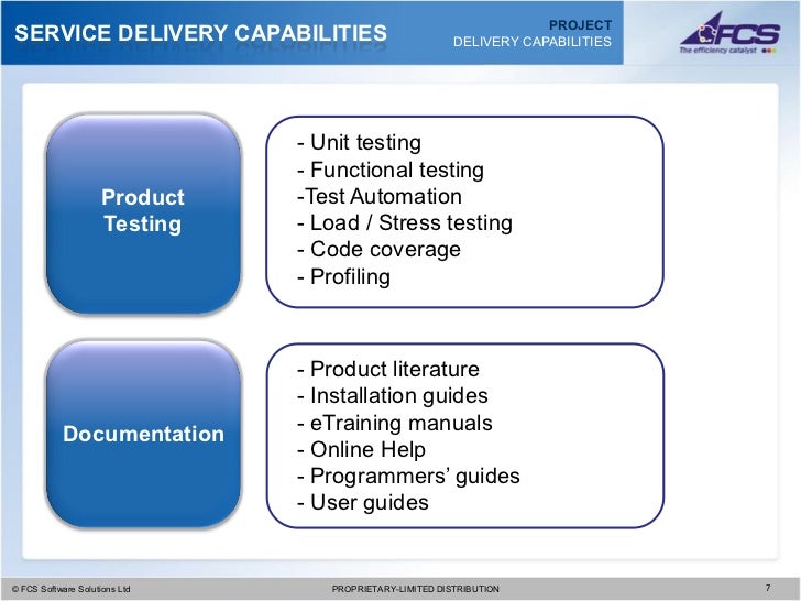 fcs project delivery capabilities presentation 2