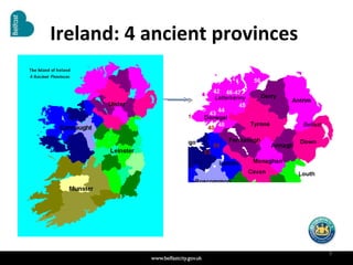 Ireland: 4 ancient provinces  