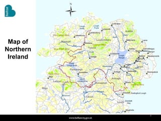 Map of Northern Ireland 