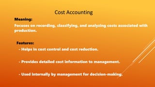 FC UNIT 2. Book Keeping Meaning Definition –Objectives Accounting ...