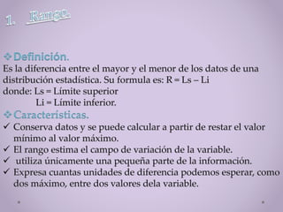 Definición.
Características.
 