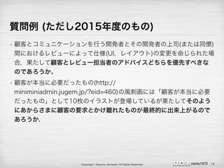 Copyright ? Susumu Yamazaki, All Rights Reserved. zacky1972
| (2015ȤΤ)
? ͤȥߥ˥`Ф_kߤȤ_kߤ˾(ޤͬ)
gˤӥ`ˤä˘(UI쥤)Ή줿
ϣͤȥӥ`ߤΥɥХɤȤ٤
ΤǤ
? ͤ˱Ҫä(http://
miniminiadmin.jugem.jp/?eid=460)L̻ˤϡͤ˱Ҫ
äΡȤ10öΥ饹ȤǈƤ뤬ƤΤ褦
ˤ餵ޤͤҪȤx줿ΤKĤ˳ϤΤ
.
19
 